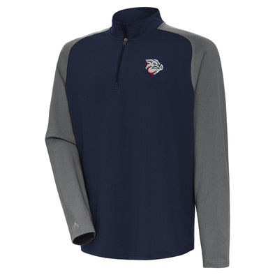 Lehigh Valley IronPigs  Navy/Carbon  1/4 Zip