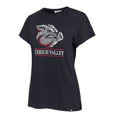 Lehigh Valley IronPigs  Womens Blue 47 Tee