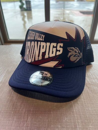 Lehigh Valley IronPigs Youth New Era Foam Trucker 940