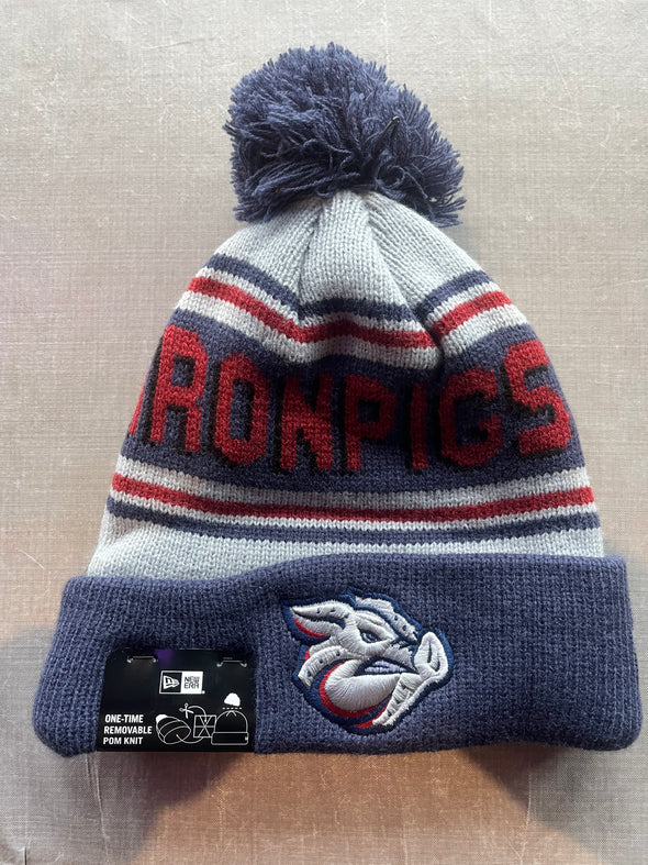 Lehigh Valley IronPigs New Era Knit Pom Pom Hat