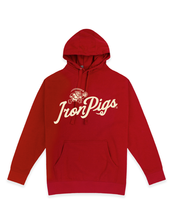 Lehigh Valley IronPigs Adult Fauxback Hoodie