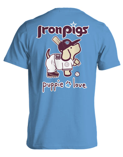 Lehigh Valley IronPigs Powder Blue Puppie Love Tee