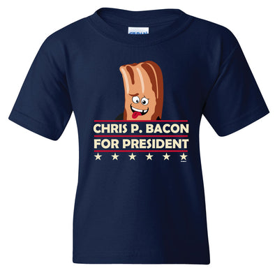 Lehigh Valley IronPigs Chris P Bacon For President Youth Tee
