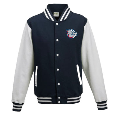 Lehigh Valley IronPigs Navy and White Letterman Jacket