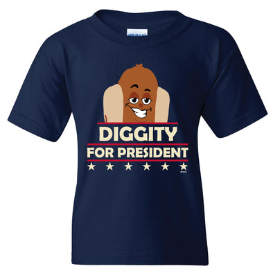 Lehigh Valley IronPigs Diggity For President Youth Tee