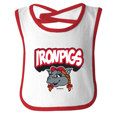 Lehigh Valley IronPigs FeFe Baby Bib