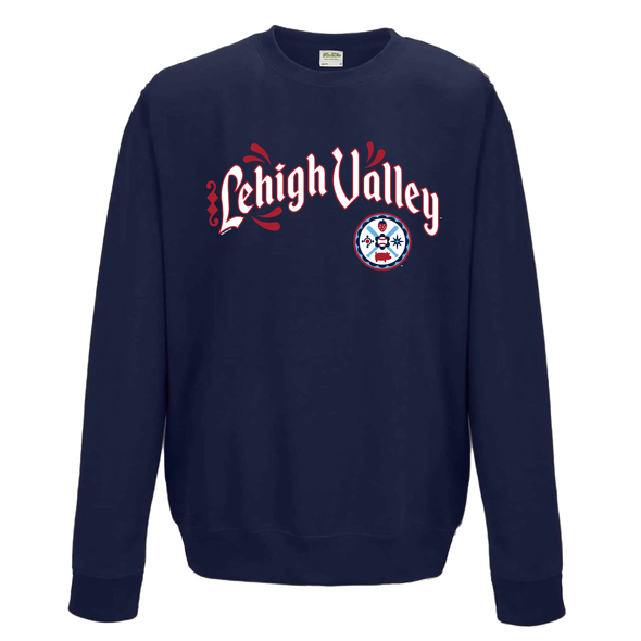 Lehigh Valley IronPigs Hex Crew Neck Sweatshirt