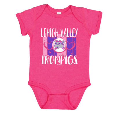 Lehigh Valley IronPigs FeFe Infant Baby Onesie