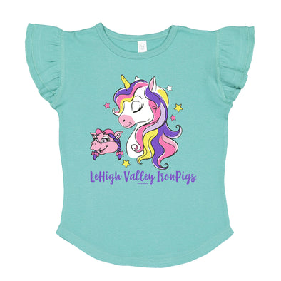 Lehigh Valley IronPigs Girls Toddler Unicorn Tee