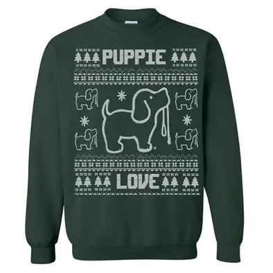 Puppie Love Holiday Crewneck Sweatshirt