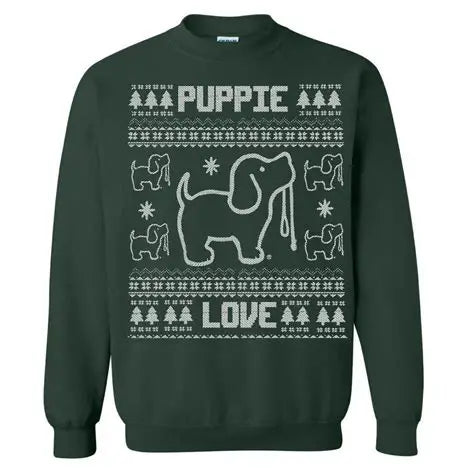 Puppie Love Holiday Crewneck Sweatshirt