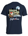 Puppie Love Xmas House Adult Tee