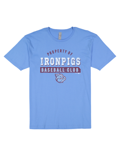 Lehigh Valley IronPigs MiLB '47 Brand Women's Bacon Scrum V-Neck T-Shirt New