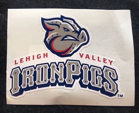 Lehigh Valley IronPigs Primary Logo Sticker